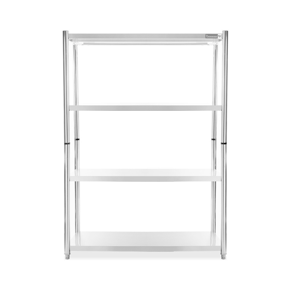 Scaffale acciaio inox 4 ripiani L 1400 x P 600 x H 1800 mm