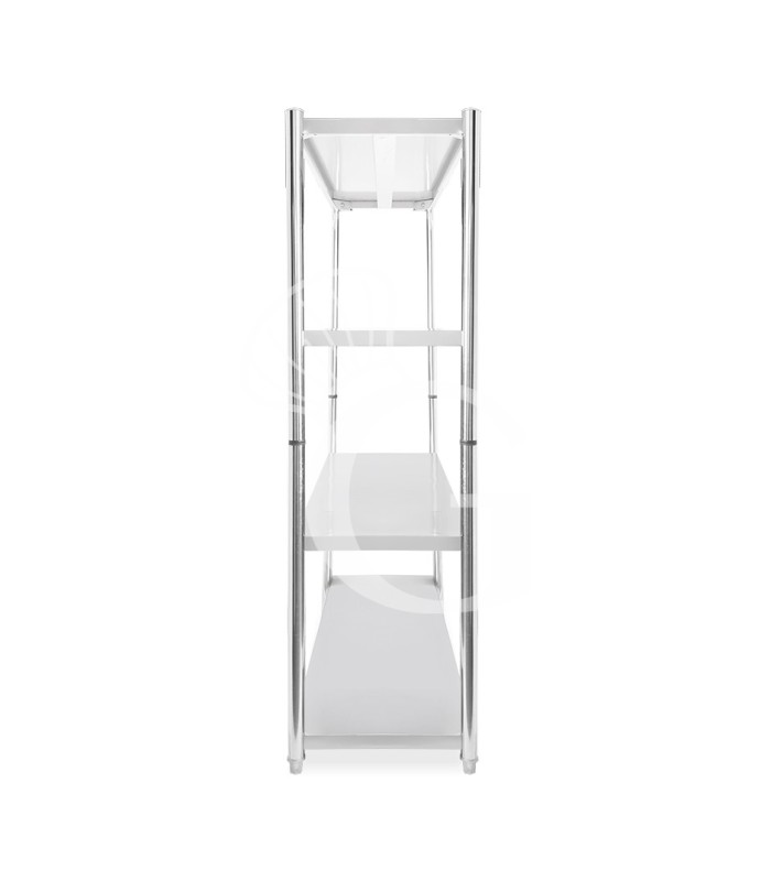 Scaffale acciaio inox 4 ripiani L 1800 x P 600 x H 1800 mm