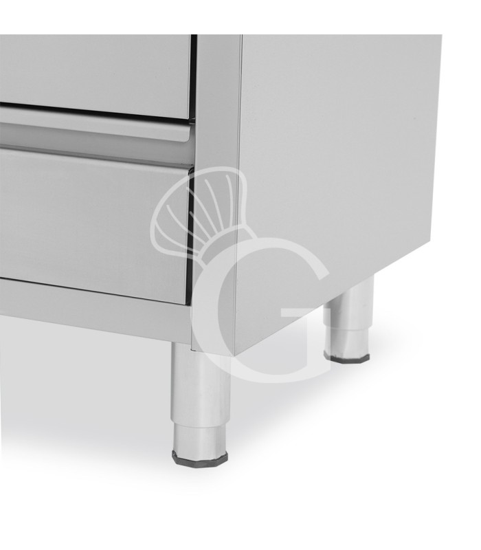 Tavolo armadiato,1 porta battente,3 cassetti a destra, L1000 x P600 x H850mm