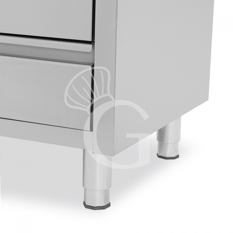 Tavolo armadiato,1 porta battente,3 cassetti a destra, L1200 x P600 x H850mm