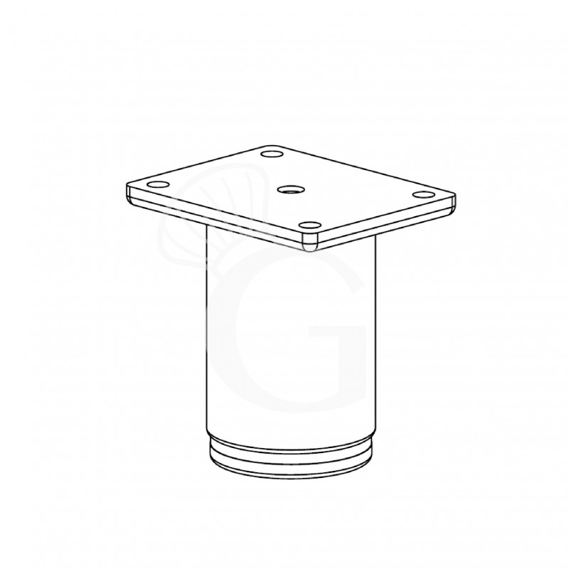 Kit 4 piedini regolabili per celle di lievitazione