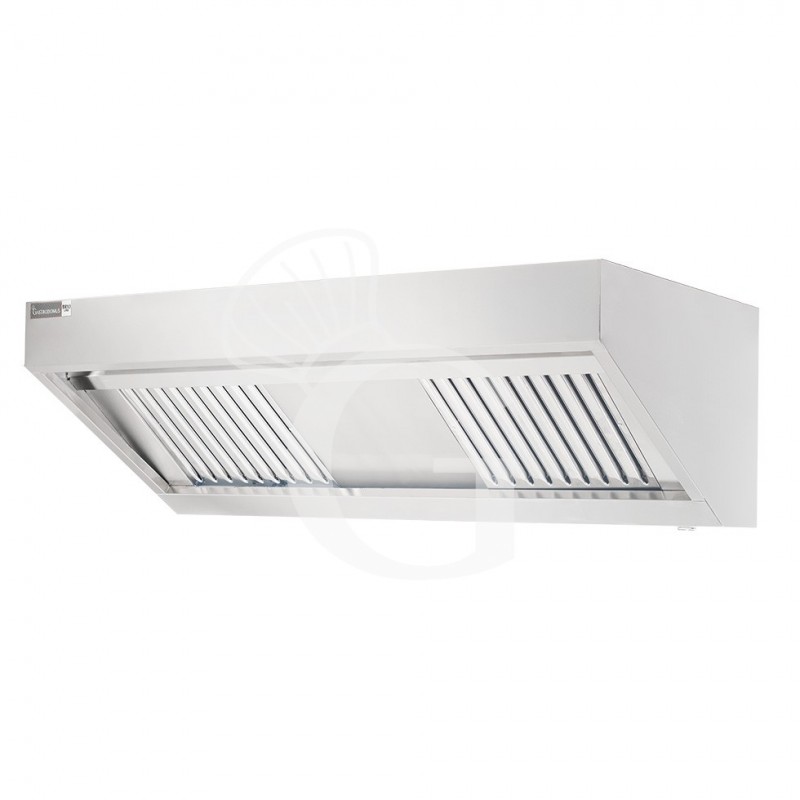 Cappa snack a parete senza motore L1400xP700xH450mm