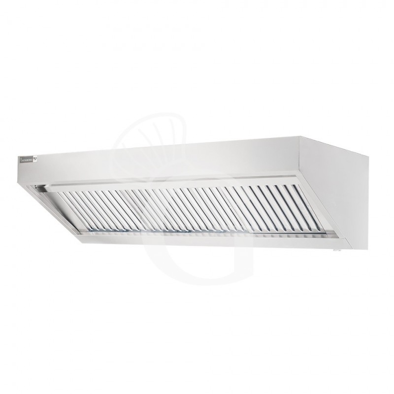 Cappa snack a parete senza motore L2000xP900xH450mm