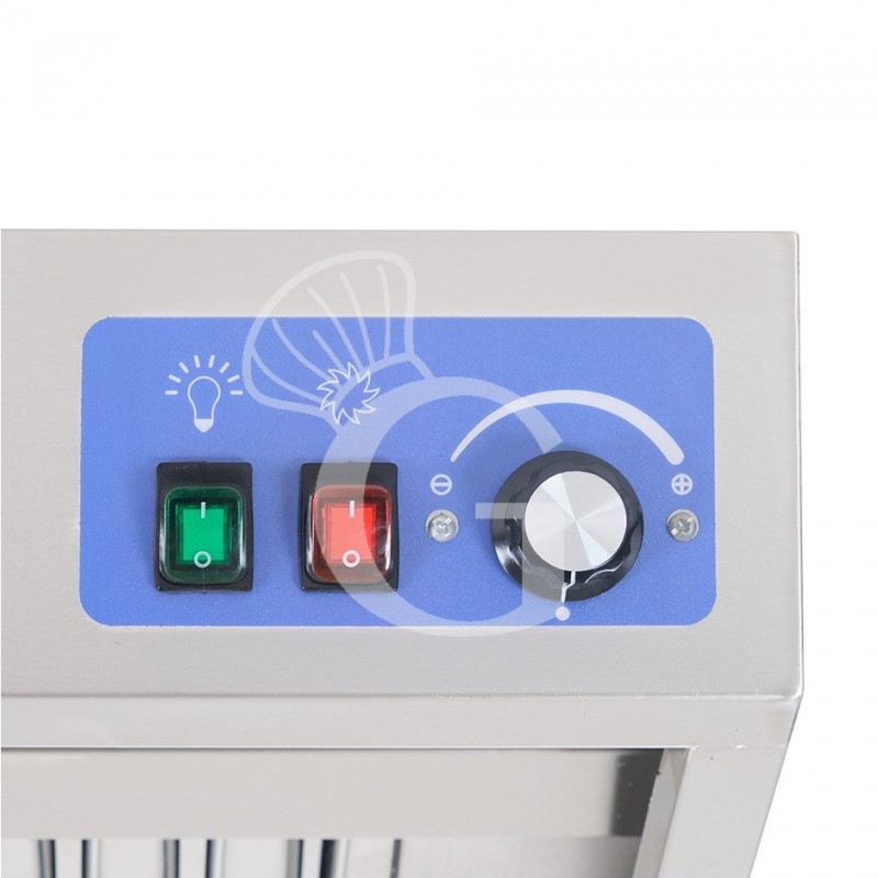Cappa snack a parete con motore full optional L1400xP700xH450mm