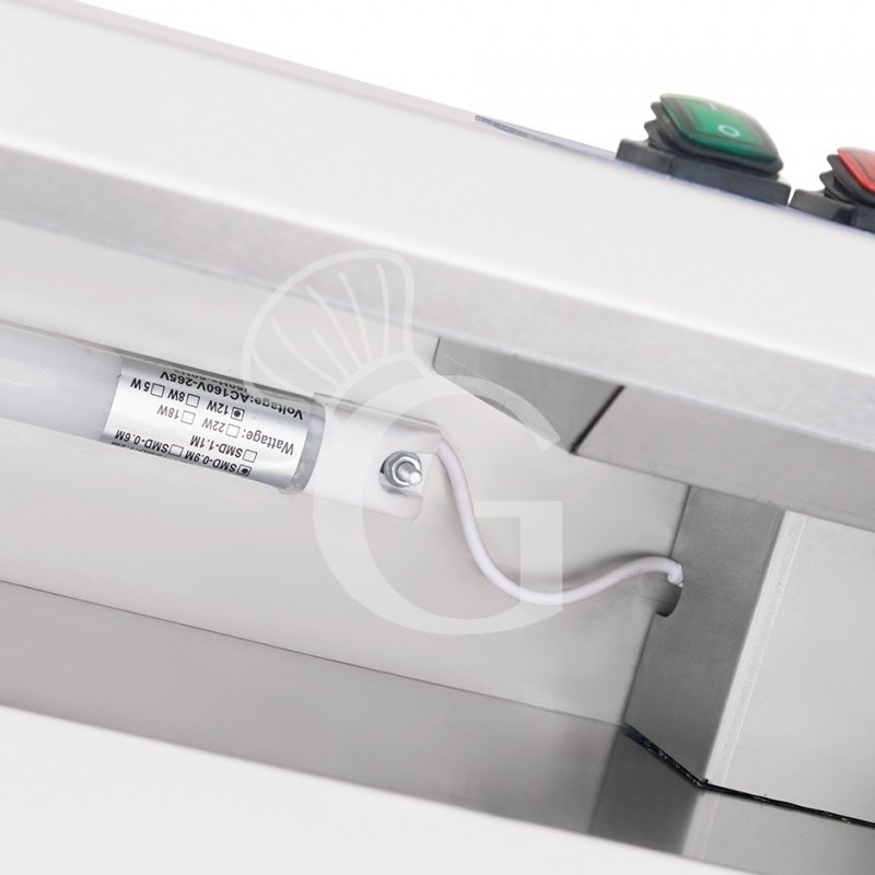 Cappa snack a parete con motore full optional L1400xP700xH450mm