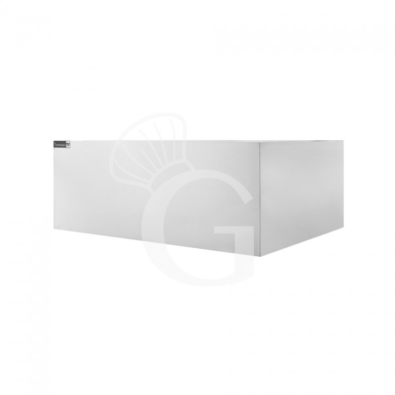 Cappa cubica a parete senza motore L1400xP900xH450mm