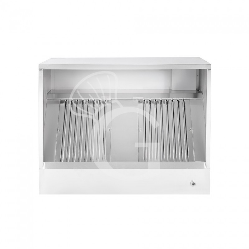 Cappa cubica a parete senza motore L1400xP900xH450mm