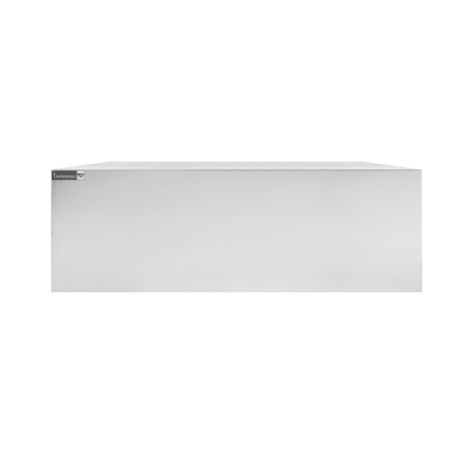 Cappa cubica a parete senza motore L1600xP900xH450mm