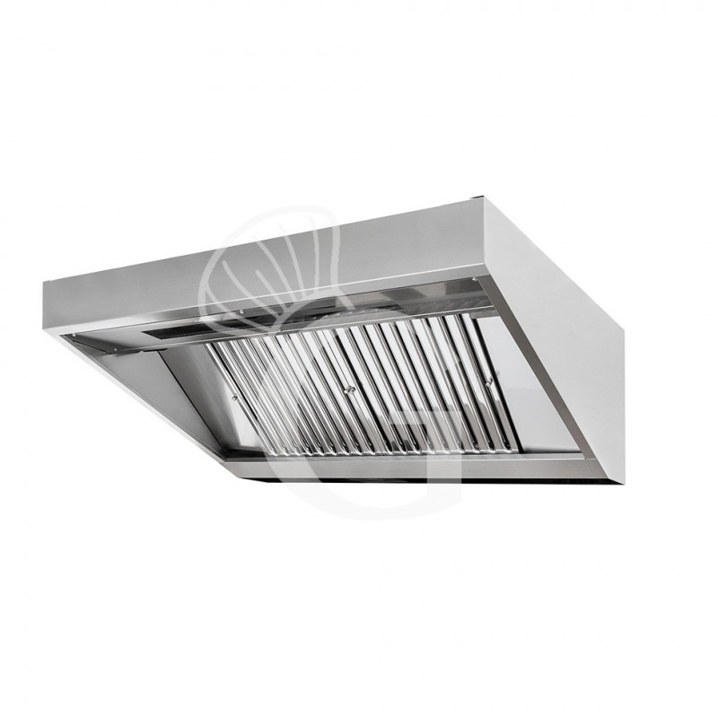 Cappa Snack a parete senza motore L1800xP1100xH450mm