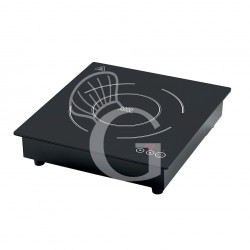 Piastra induzione da incasso 1 zona di cottura Ø 220 mm, L 320 x P 340 x H 78 mm - 2KW