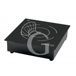 Piastra induzione da incasso 1 zona di cottura Ø 220 mm, L 320 x P 340 x H 98 mm - 3,5KW