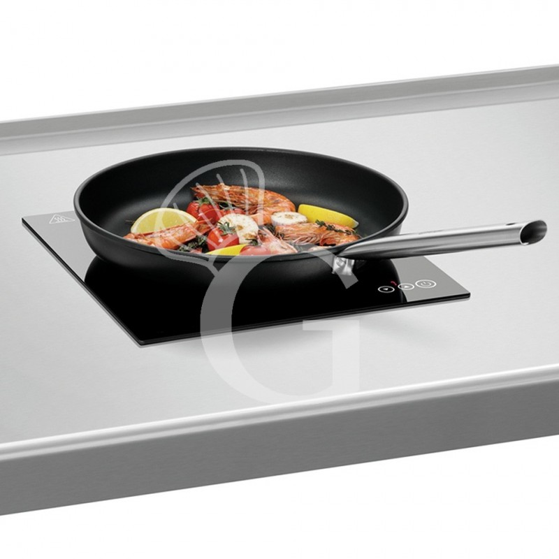 Piastra induzione da incasso 1 zona superficie induttiva Ø 220 mm - 2KW