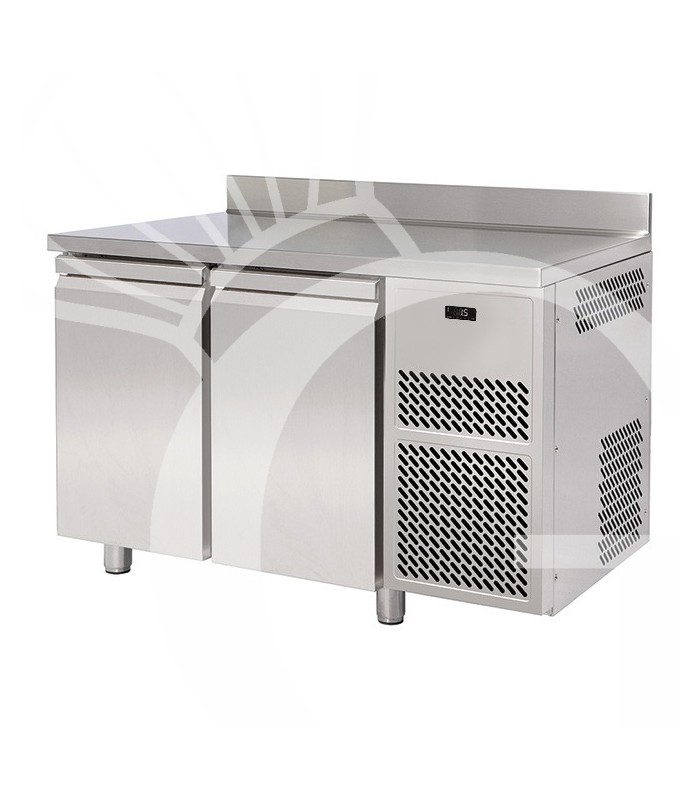 Tavolo Refrigerato 2 porte con alzatina Prof. 600 mm 0°C/+10°C motore remoto