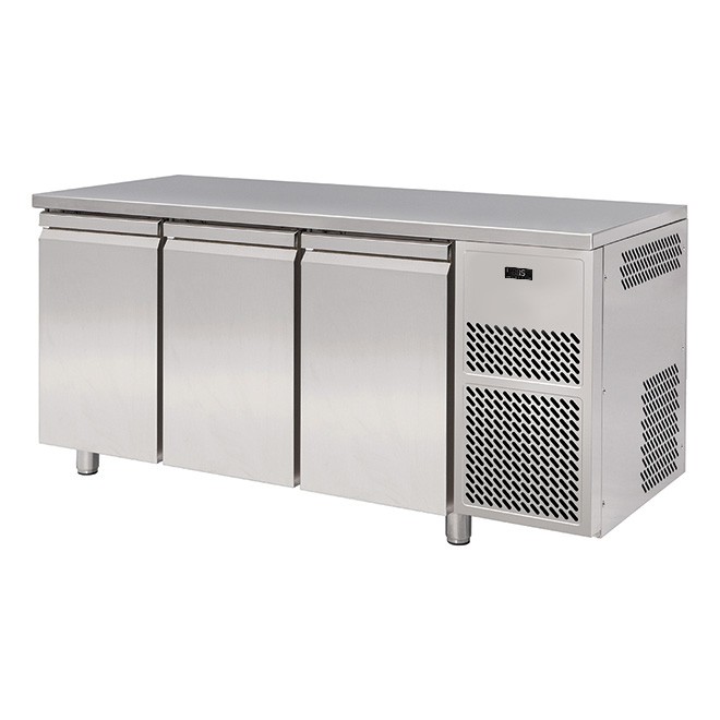 Tavolo Refrigerato 3 porte Prof. 600 mm -18°C/-22°C motore remoto