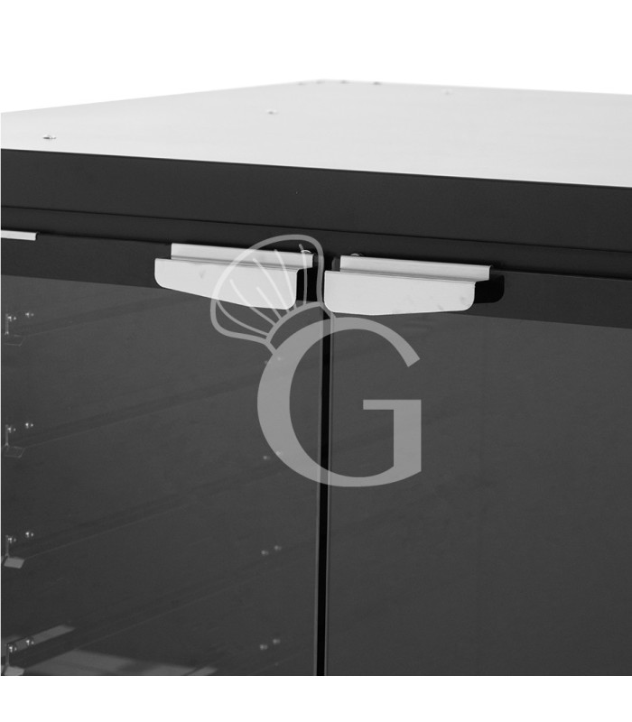 Cella di Lievitazione 12 teglie 600 x 400 mm color nero L 1100 mm x P 965  mm x H 900 mm