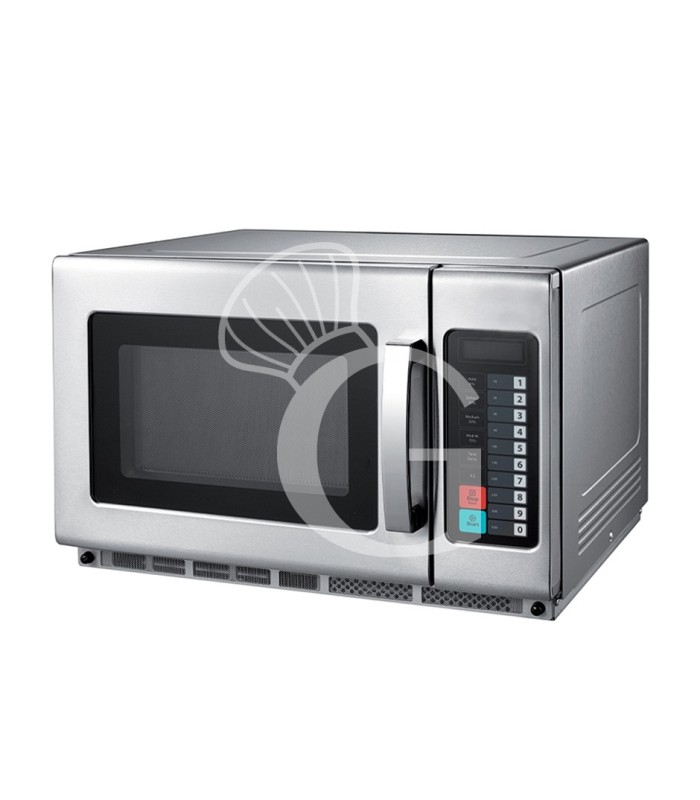 Forno a microonde digitale in Acciaio Inox – capacità 34 LT, 2,8 KW, 2 magnetron e luce interna