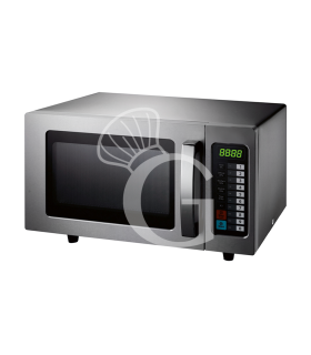 Forno a microonde digitale in Acciaio Inox – capacità 25 LT, 1,5 KW, 1 magnetron e luce interna