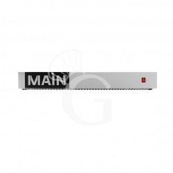 Cappa inox per forno pizza - L 1035 mm x P 885 mm x H 120 mm - SECONDA SCELTA
