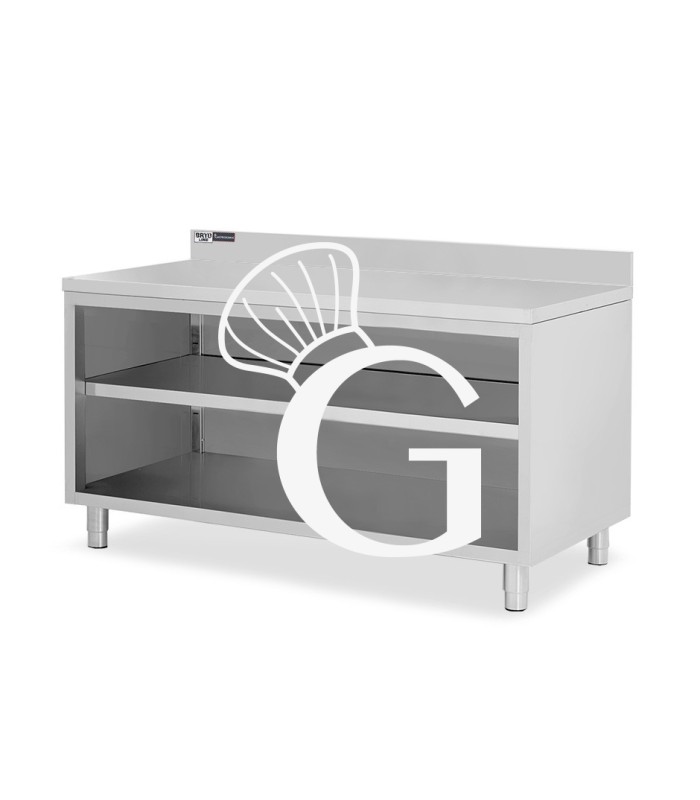 tavolo armadiato porte scorrevoli alzatina prof 600 lungh 2000