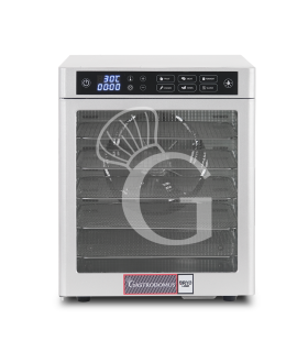 Essiccatore professionale in acciaio inox a 12 ripiani comandi digitali - 0,8 Kw