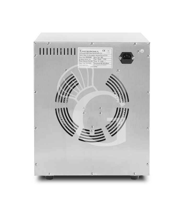 Essiccatore professionale in acciaio inox a 12 ripiani comandi digitali - 0,8 Kw