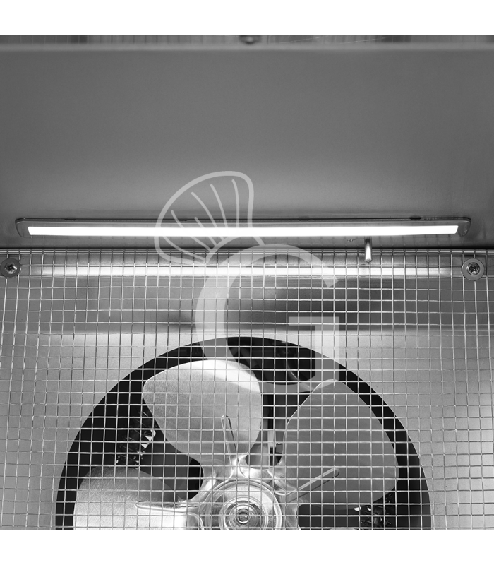 Essiccatore professionale in acciaio inox a 12 ripiani comandi digitali - 0,8 Kw
