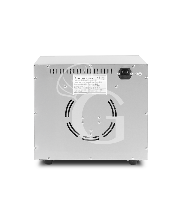Essiccatore professionale in acciaio inox a 8 ripiani comandi digitali - 0,5 Kw