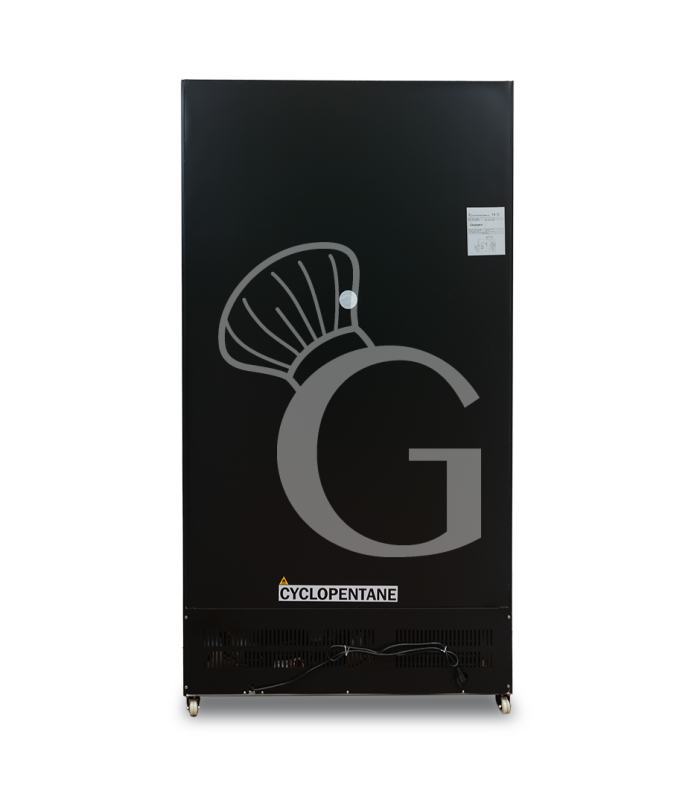 Frigo bibite ventilato 2 porte scorrevoli 850 LT 2°C/+10°C colore nero