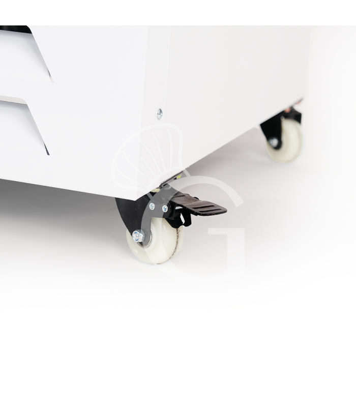 Frigo bibite ventilato 2 porte battenti con canopy 632 LT 2°C/+10°C colore bianco