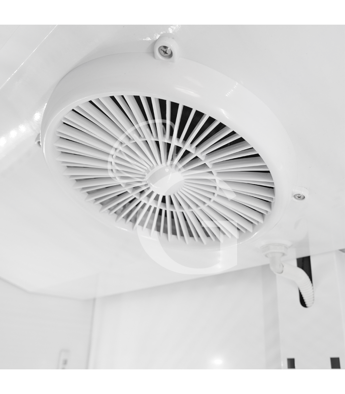 Frigo bibite ventilato 2 porte battenti con canopy 632 LT 2°C/+10°C colore bianco