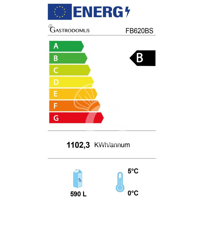 Frigo bibite ventilato 2 porte scorrevoli 590 LT 2°C/+10°C colore nero