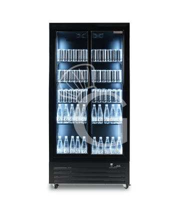 Frigo bibite ventilato 2 porte scorrevoli 590 LT 2°C/+10°C