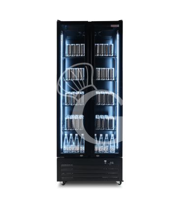 Frigo bibite ventilato 2 porte battenti 490 LT 2°C/+10°C