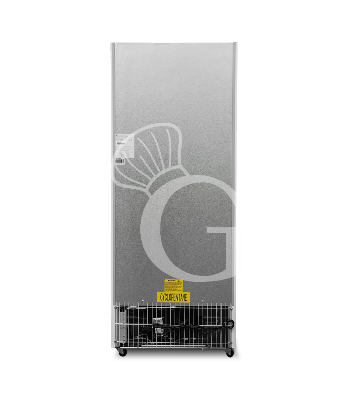 Frigo bibite ventilato 2 porte battenti con canopy 490 LT 2°C/+10°C colore bianco