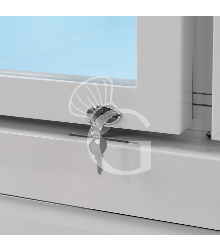 Frigo bibite ventilato 2 porte battenti con canopy 490 LT 2°C/+10°C colore bianco