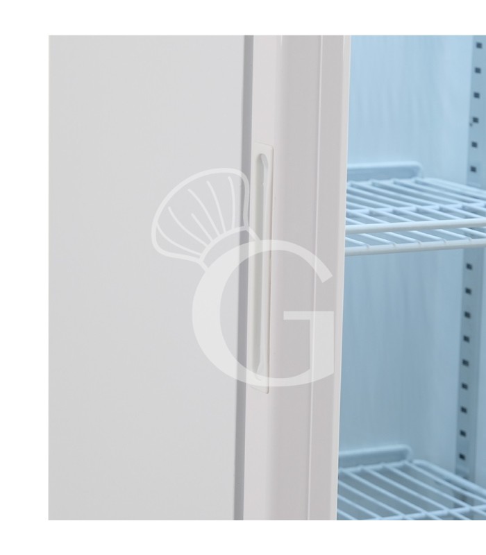 Frigo bibite ventilato porta battente con canopy 99 LT 2°C/+10°C colore bianco