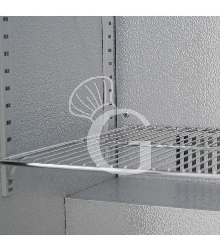 Vetrina frigo ventilata da banco o retrobanco orizzontale 2 porte battenti 200 LT - temperatura +2°C/+10°C