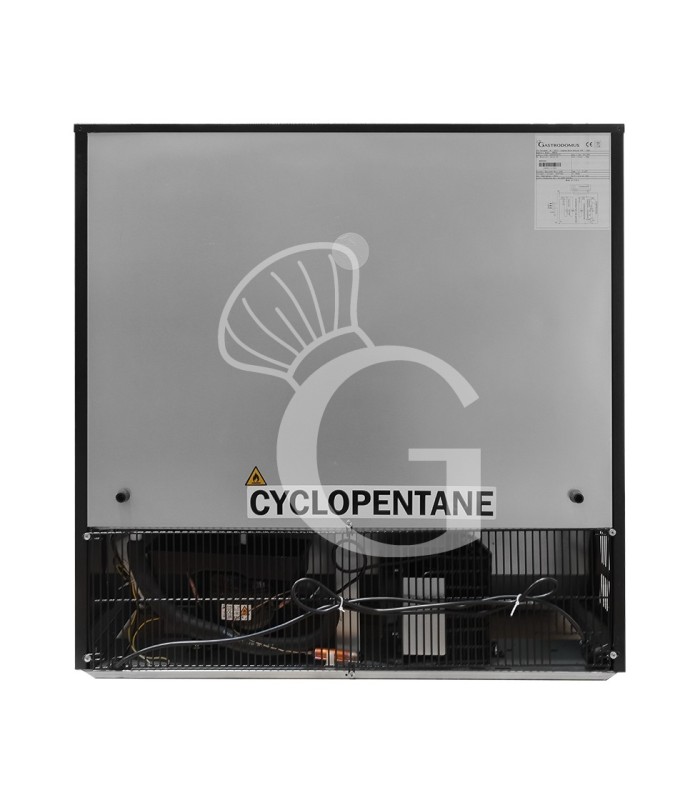 Vetrina frigo ventilata da banco o retrobanco orizzontale 2 porte scorrevoli 197 LT - temperatura +2°C/+10°C