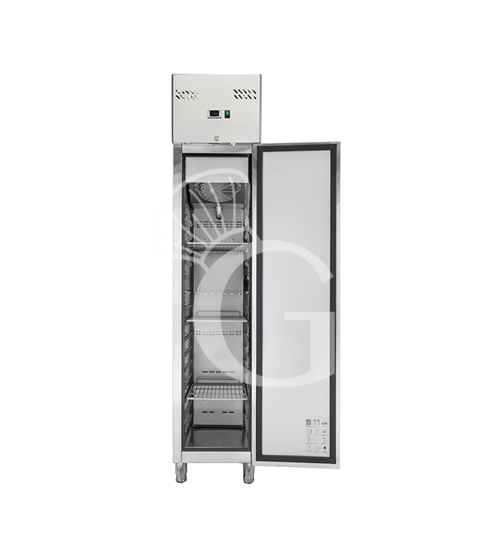 armadio refrigerato slim ventilato 280 litri 0c 8c acciaio inox classe energetica d