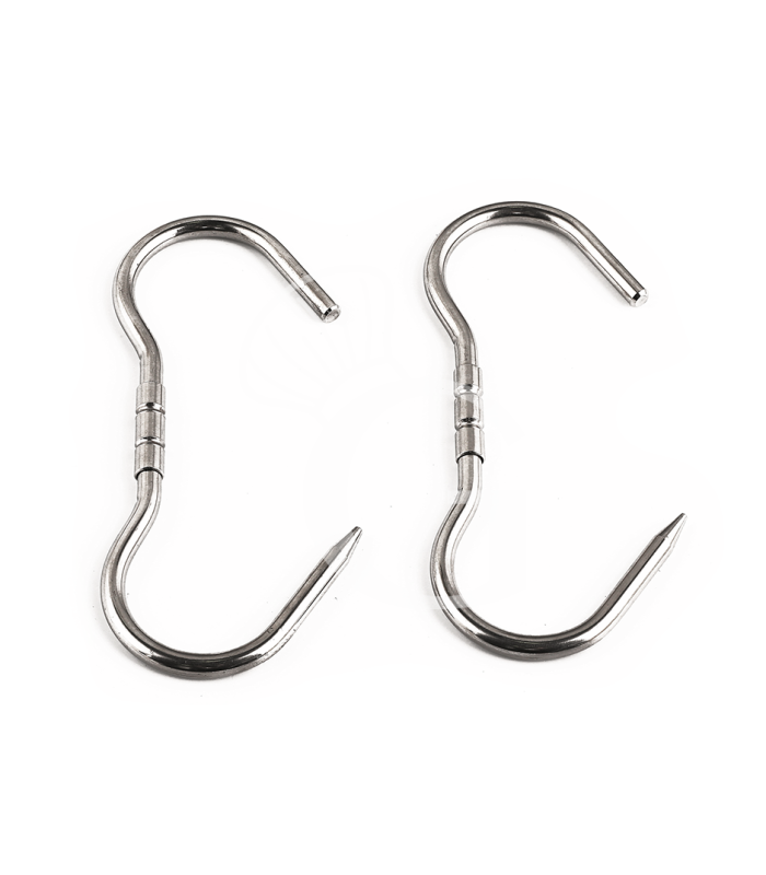 Gancio in acciaio inox AISI 304 per armadio frollatura mod.G-GDPH508C