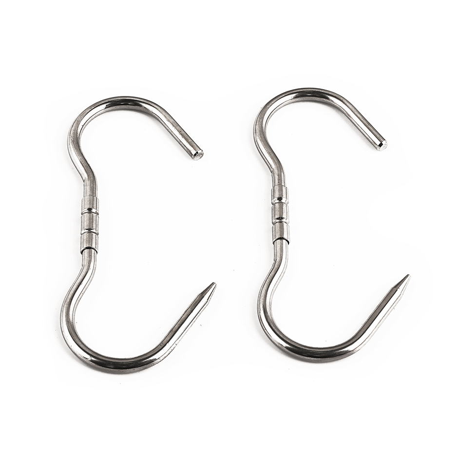 Gancio in acciaio inox AISI 304 per armadio frollatura mod.G-GDMA120-180