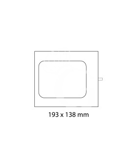 Stampo 193x138mm ad 1 impronta per termosigillatrice modello TS300
