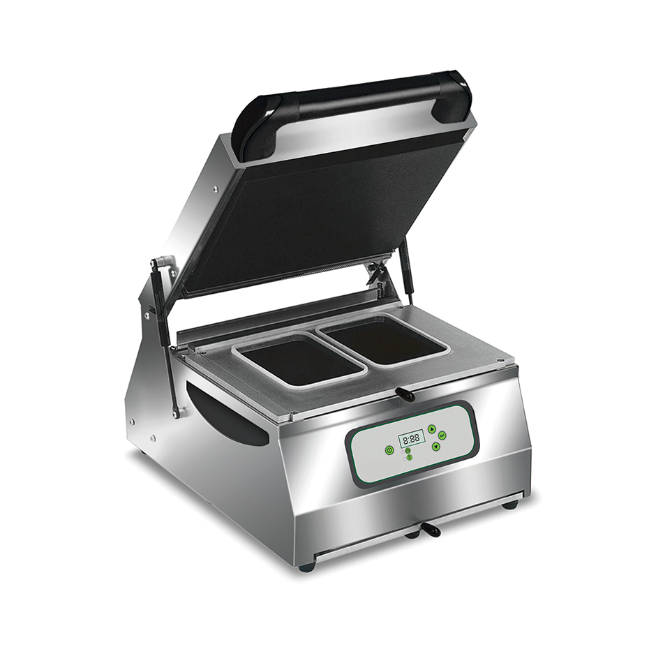 Termosigillatrice semi-automatica per vaschette – rullo 370 mm – 1,2 kW
