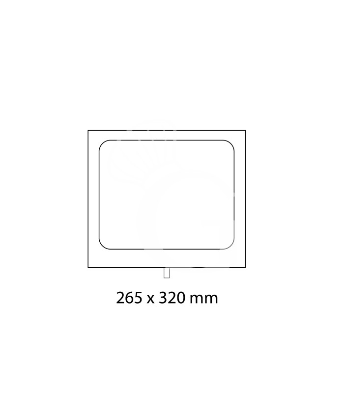 Stampo 265x320 mm GN1/2 ad 1 impronta per termosigillatrice modello TS400
