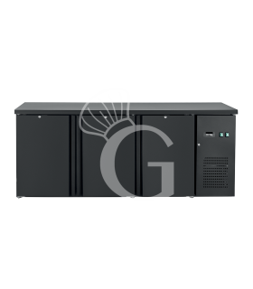 Retro banco orizzontale colore nero 3 porte battenti