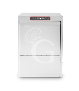 Lavastoviglie Professionale 50x50 elettronica a doppia parete con dosatori brillantante e detergente