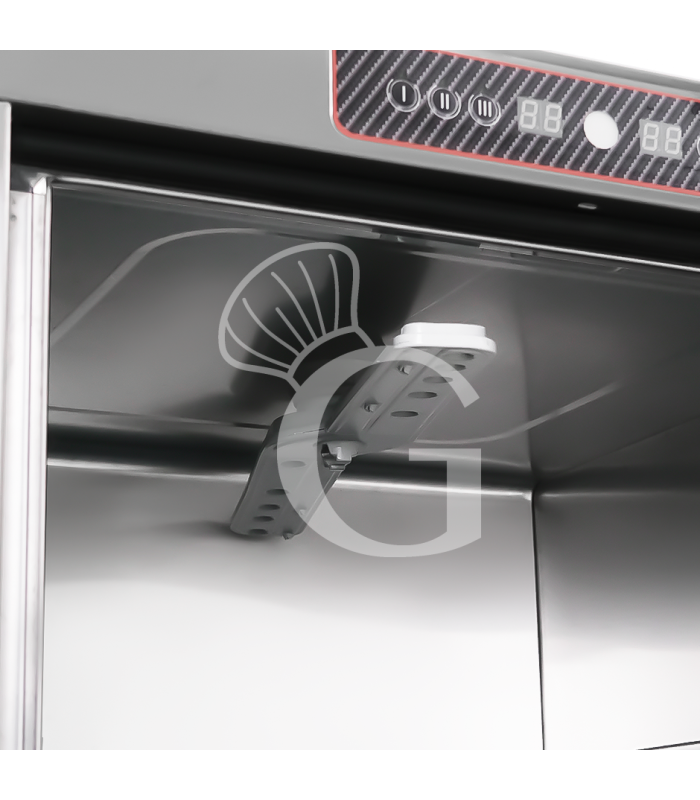 Lavastoviglie Professionale 50x50 elettronica trifase a doppia parete con dosatori brillantante e detergente