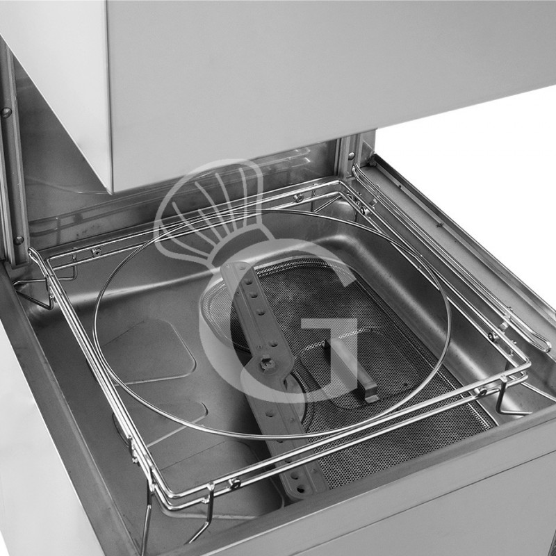Lavastoviglie a Capotta elettromeccanica cesto 500 mm x 500 mm H 430 mm dosatore brillantante installato