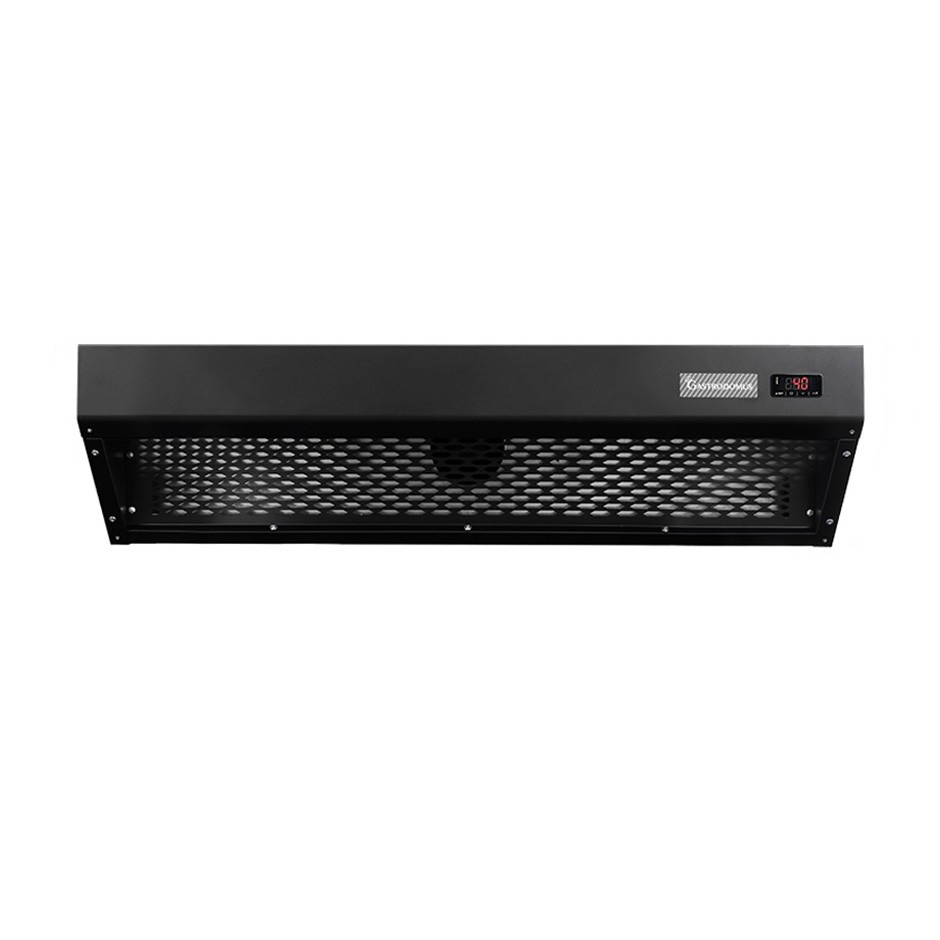 Cappa a condensazione color nero dimensioni L 975 mm x P 1015 mm x H 310 mm