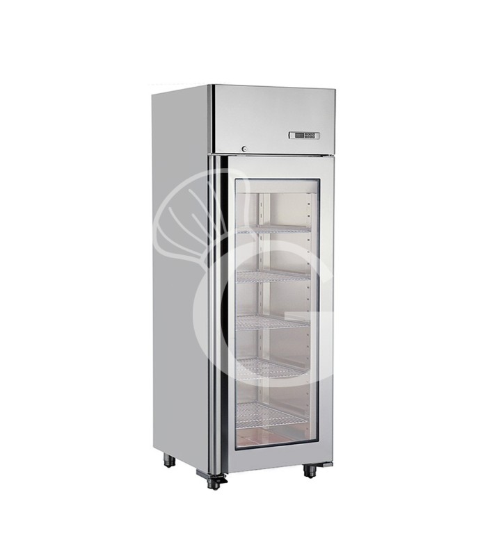 Armadio Refrigerato Professionale per Frollatura Carne 0°C / +25°C con Porta in Vetro - 580 Lt, Lampada UV e Controllo Umidità